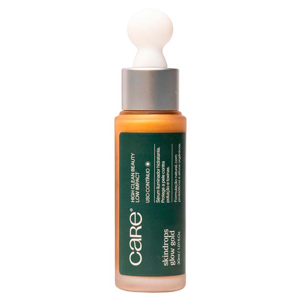 Sérum Facial Iluminador Hidratante CARE Natural Beauty Skindrops Glow Gold 30ml