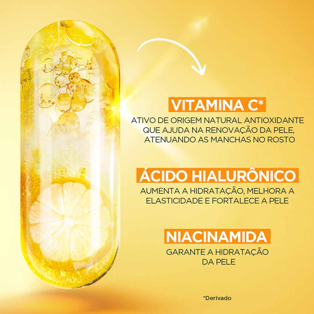 Hidratante Facial Antimanchas Garnier Skin Vitamina C Toque Seco 85g