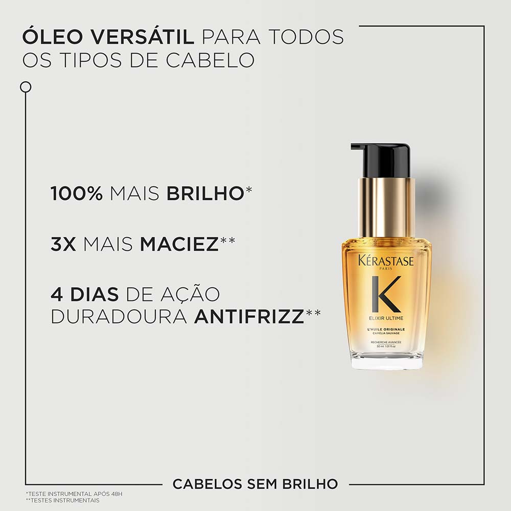 Óleo Capilar Kérastase Elixir Ultime L'huile Originale 30ml