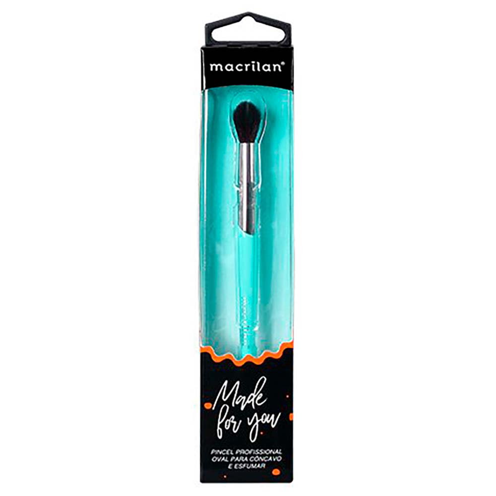 Pincel Oval Para o Concavo e Esfumar Macrilan Linha Made For You MY10