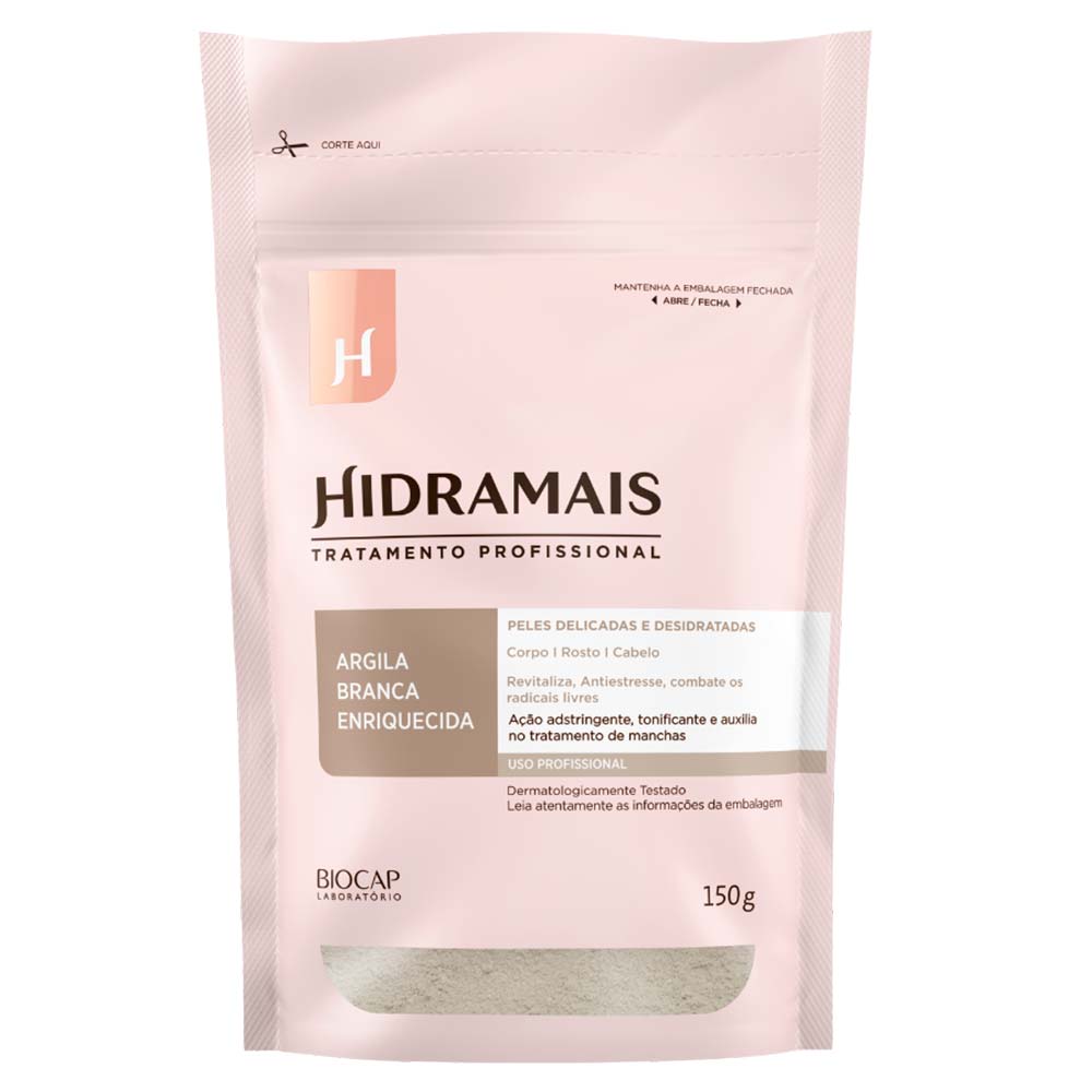 Argila em Pó Hidramais Branca 150g