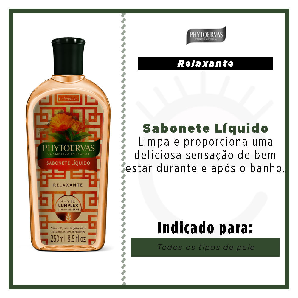 Sabonete Líquido Phytoervas Calêndula 250ml