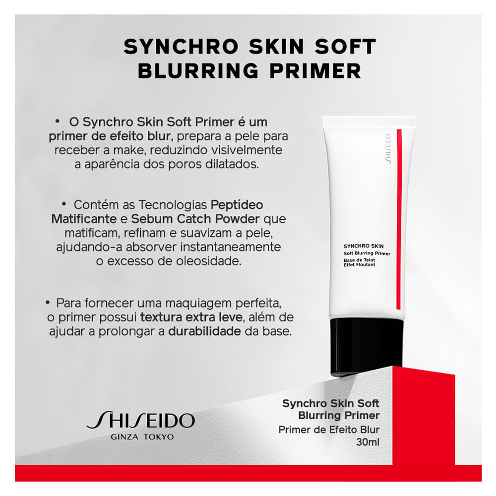 Primer Facil Shiseido Synchro Skin Soft Blurring 30 ml