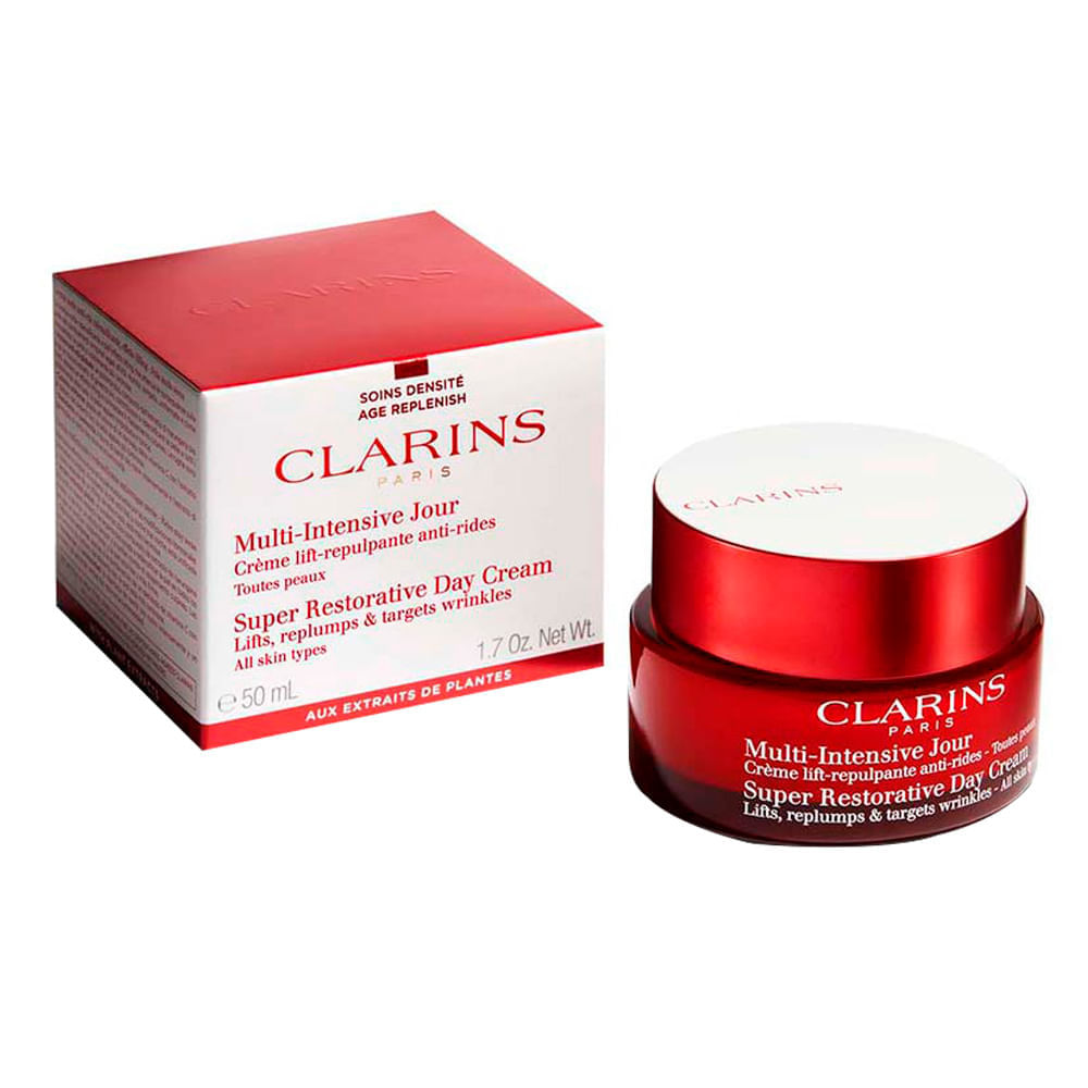 Hidratante Facial Diurno Clarins Super Restorative Day Cream 50ml