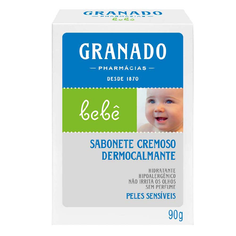 Sabonete Em Barra Granado Dermocalmante Bebê 90g
