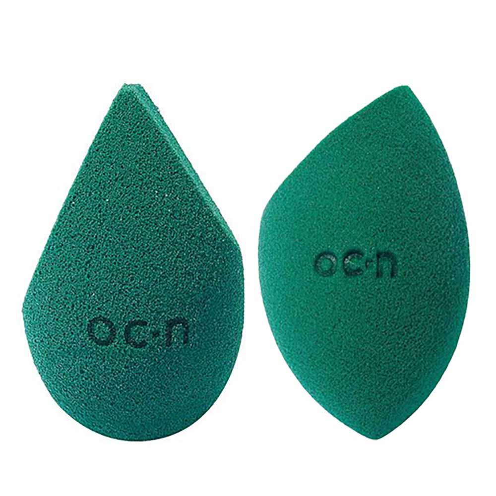 Océane Kit Esponjas De Maquiagem Sister Blend Verde + Flat Blend Verde