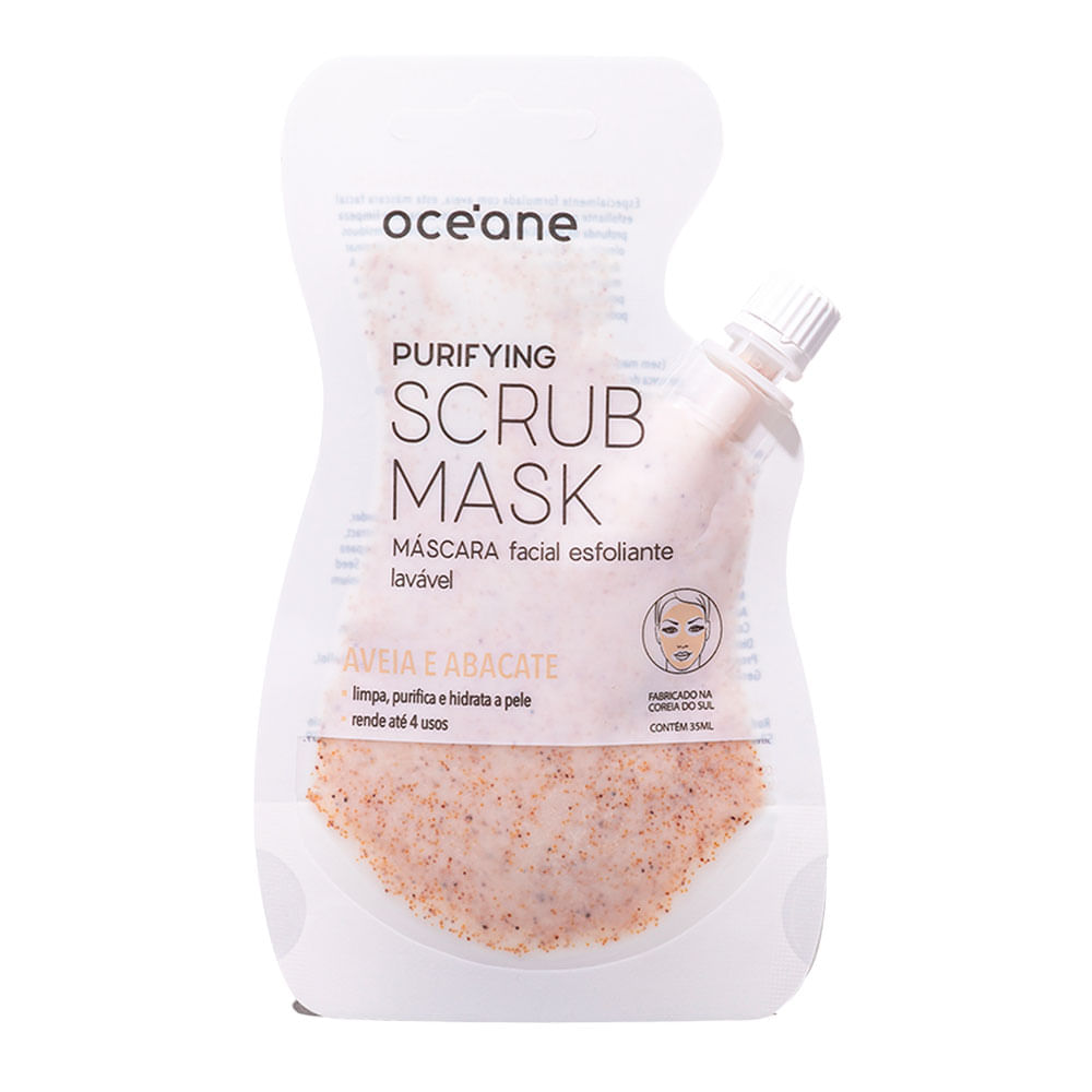 Máscara Facial Esfoliante Océane Purifyng Scrub Mask 35ml
