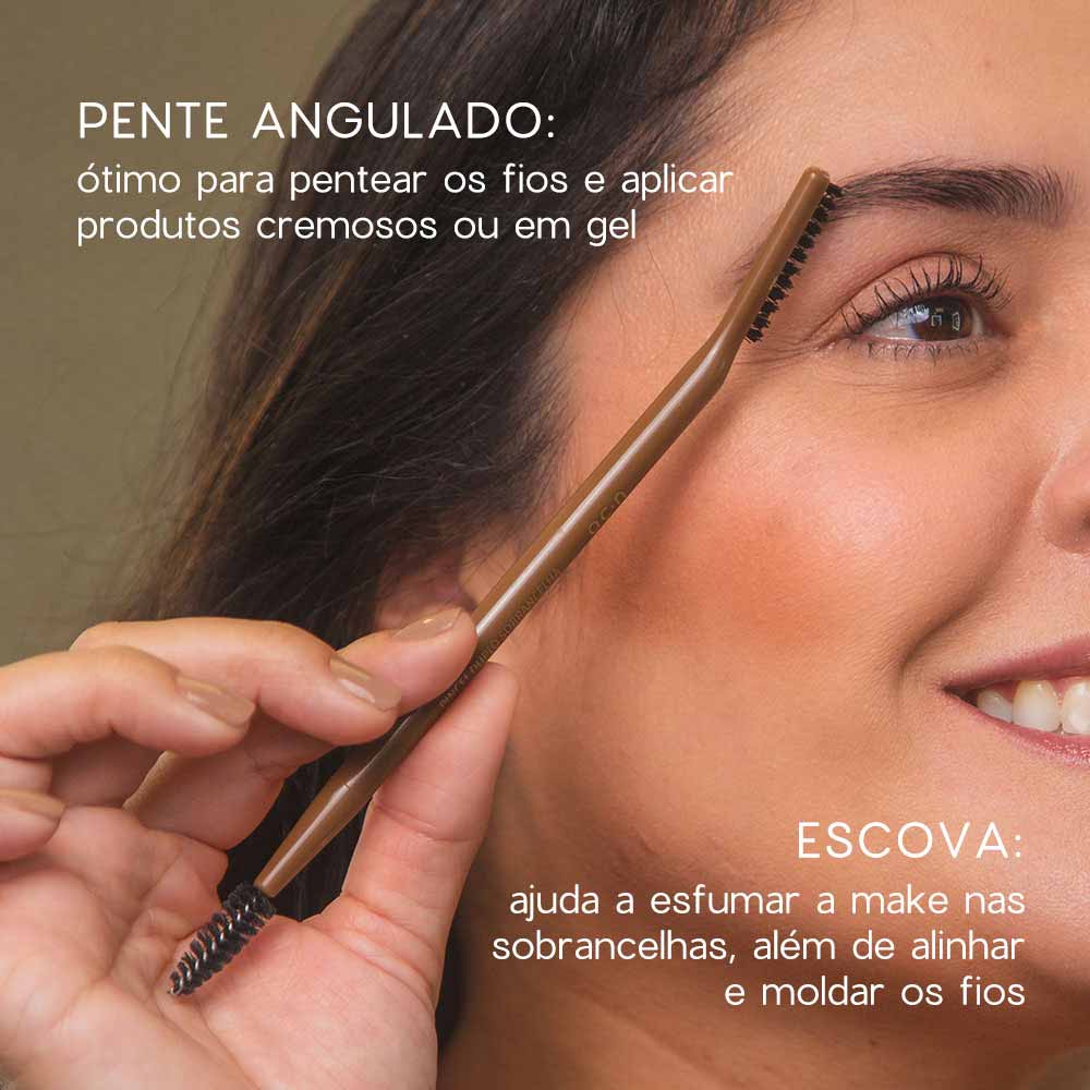 Pincel para Sobrancelhas Nádia Tambasco by Océane Duo Brow Brush