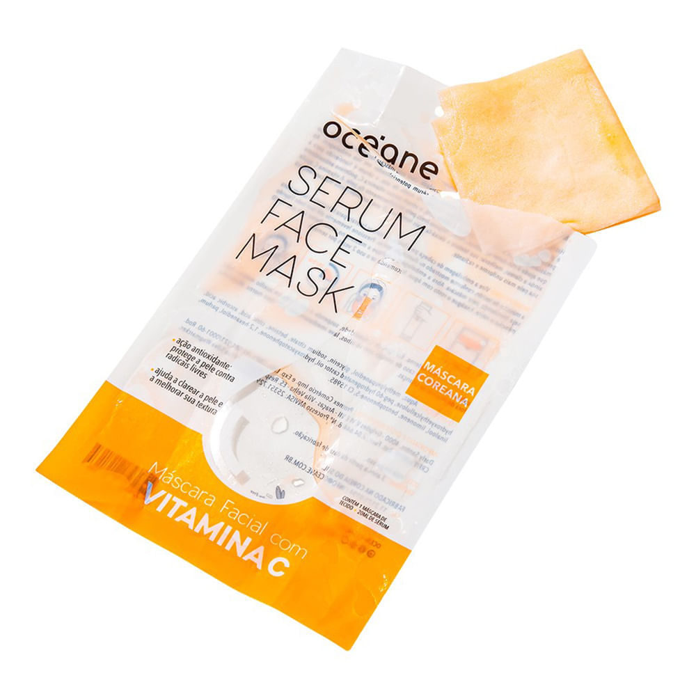 Máscara Facial Océane Sérum Face Mask Vitamina C