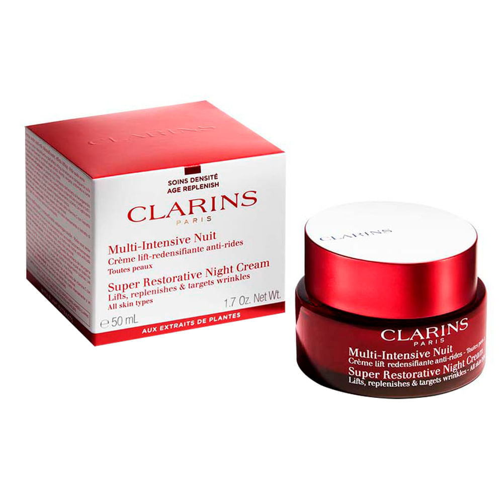 Hidratante Facial Noturno Clarins Super Restorative Night Cream 50ml