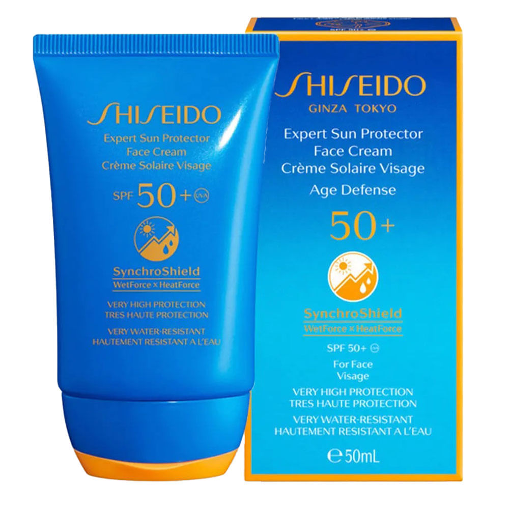 Protetor Solar Facial Shiseido Expert Sun Protection Cream Fps50+ 50ml
