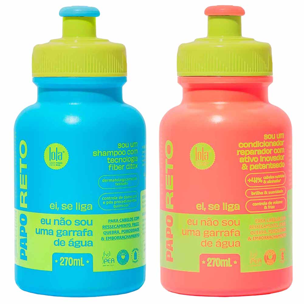 Lola From Rio Papo Reto Kit Shampoo + Condicionador