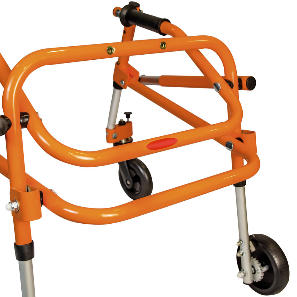 Andador Posterior com 4 rodas PP PP Única