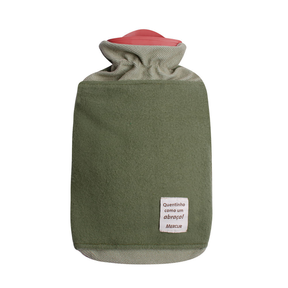 Bolsa para Água Quente com Capa Único M Bordô
