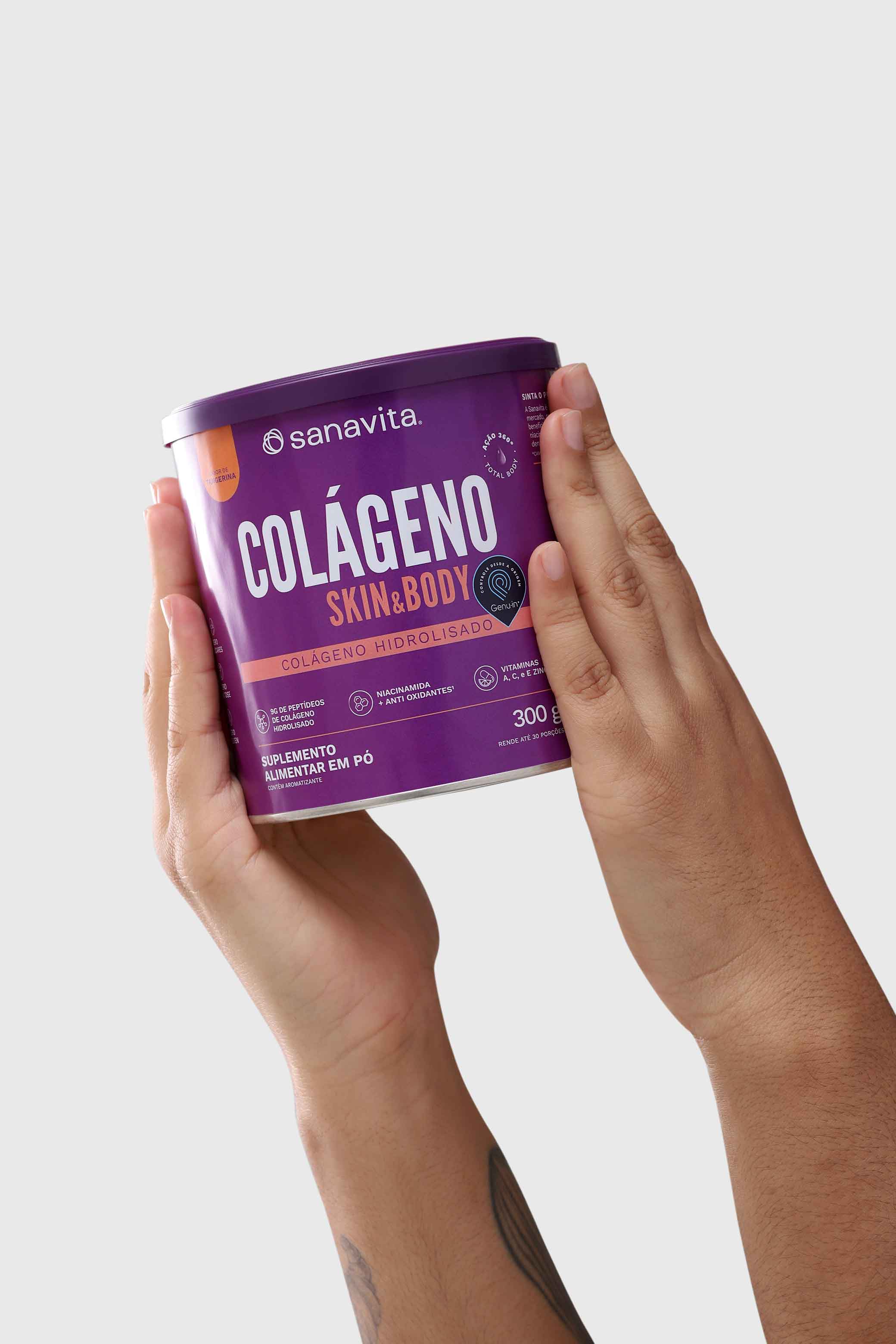 Colágeno Skin Sanavita Tangerina 300g
