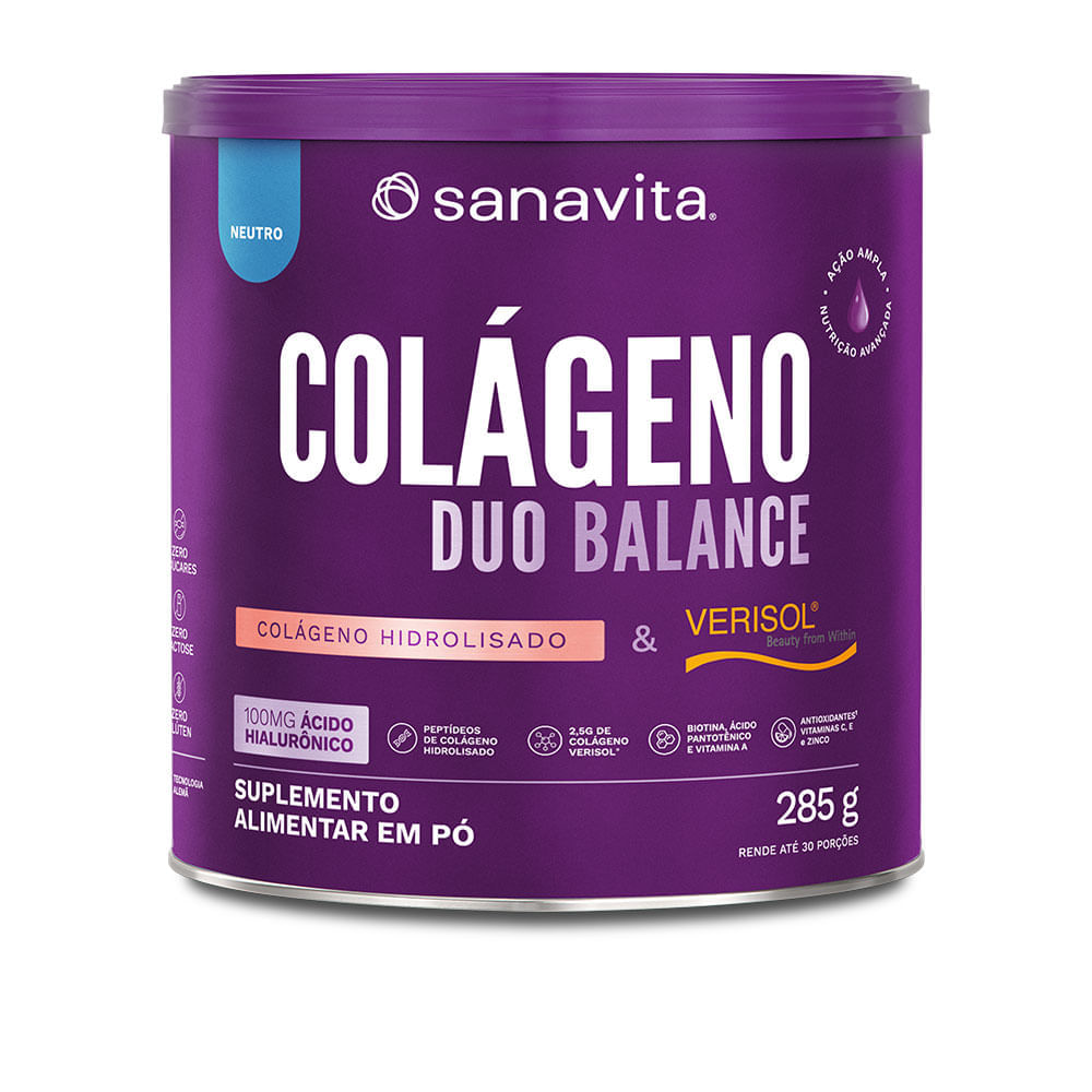 Suplemento de Colágeno Duo Balance Neutro Sanavita 285g