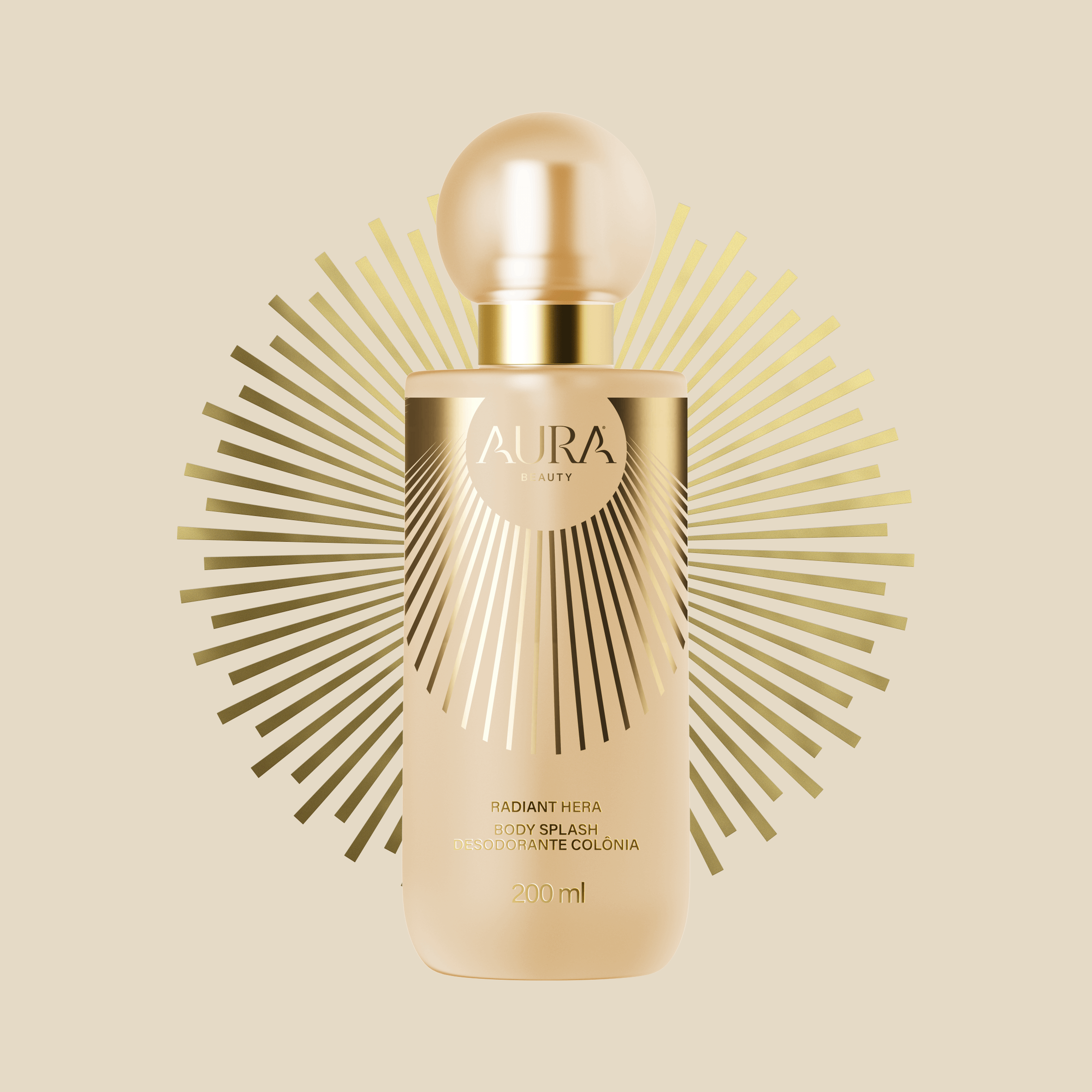 Body Splash Aura Beauty Radiant Hera 200ml