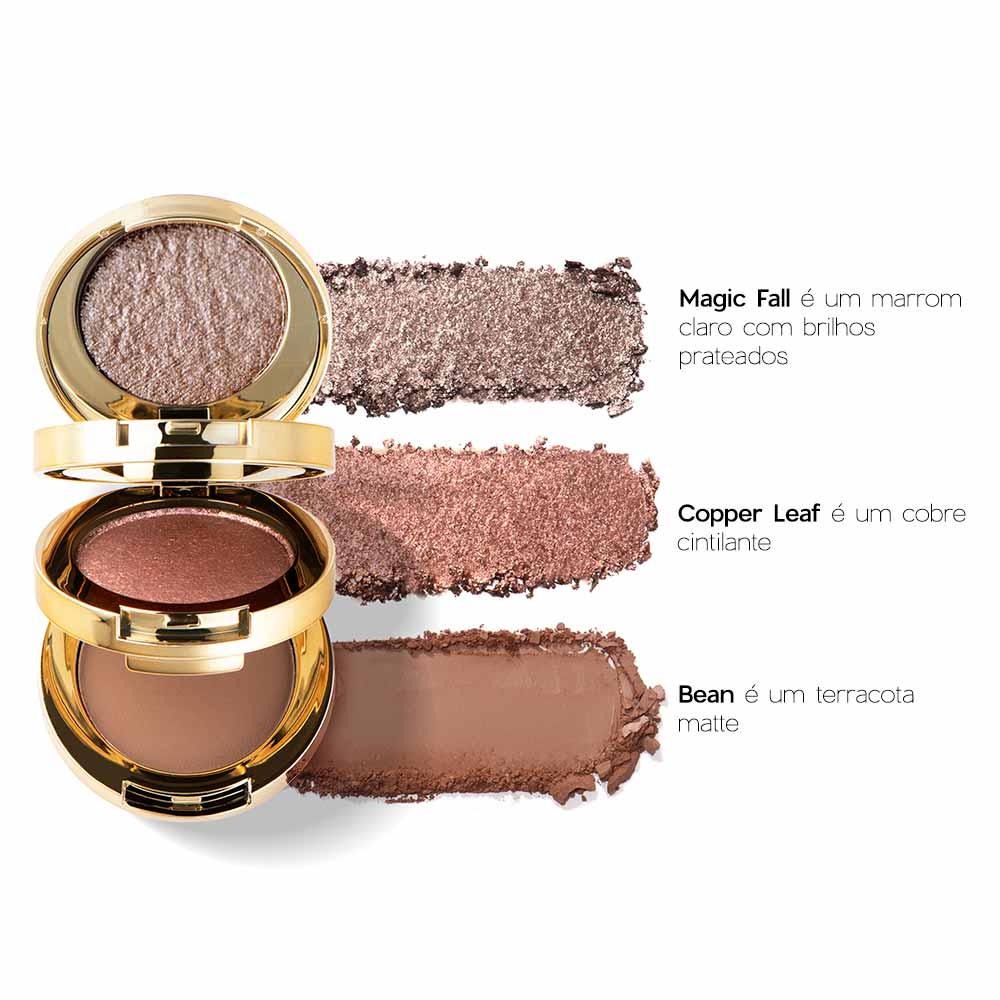 Trio de Sombras Nádia Tambasco by Océane - 3 To Go Palette  Hazel