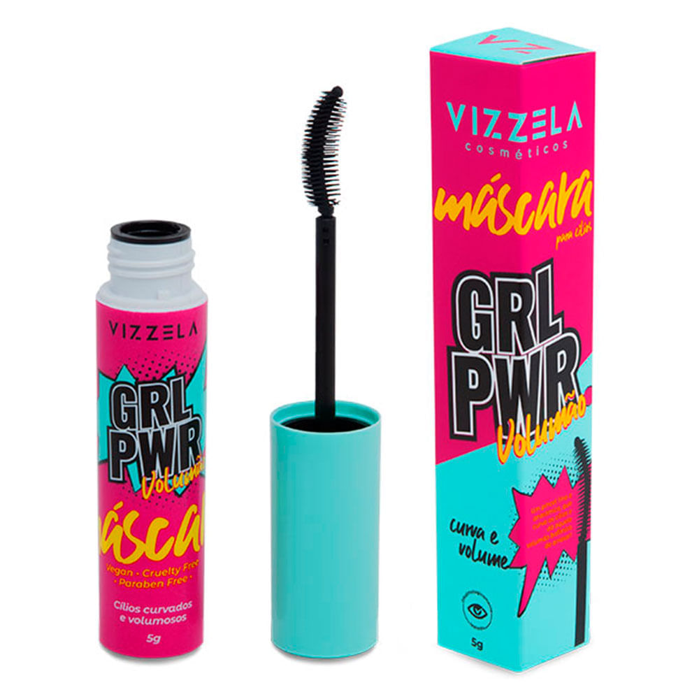Máscara De Cílios Vizzela Girl Power