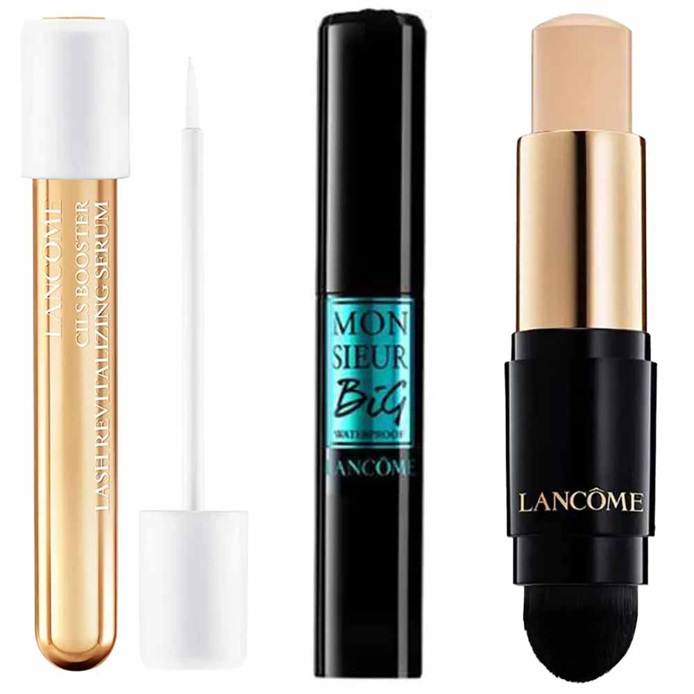 Lancôme - Base Em Stick Teint Idôle + Máscara De Cílios Monsieur Big + Sérum Para Cílios Lash Kit Presenteável
