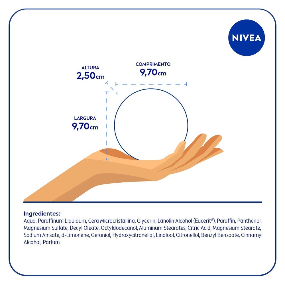 Creme Hidratante NIVEA Lata