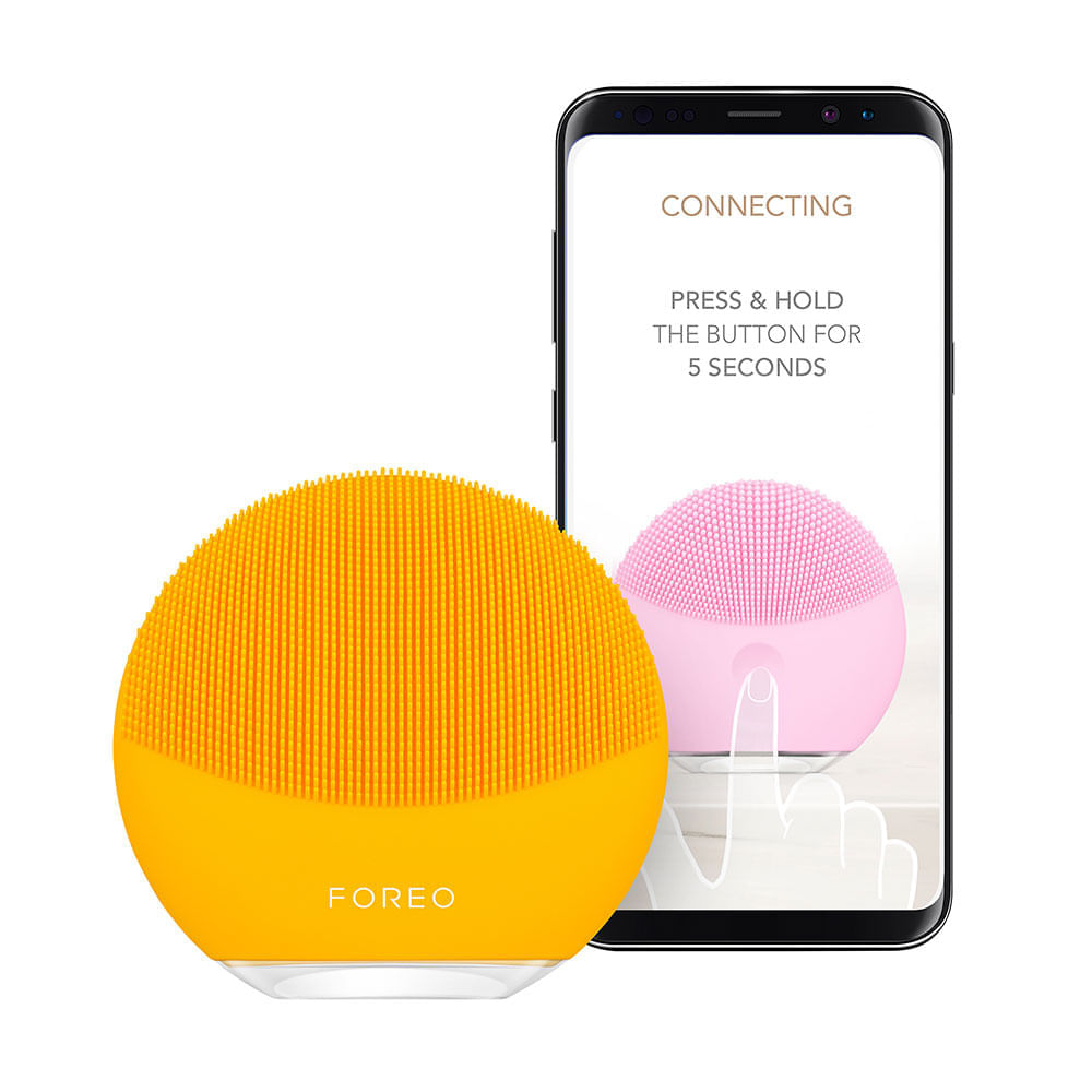 Escova De Limpeza Facial Foreo Luna Mini 3 Sunflower Yellow 1 Un