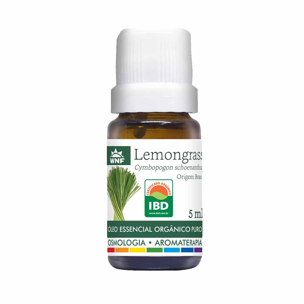 Óleo Essencial Lemongrass Orgânico Cymbopogon Schoenanthus