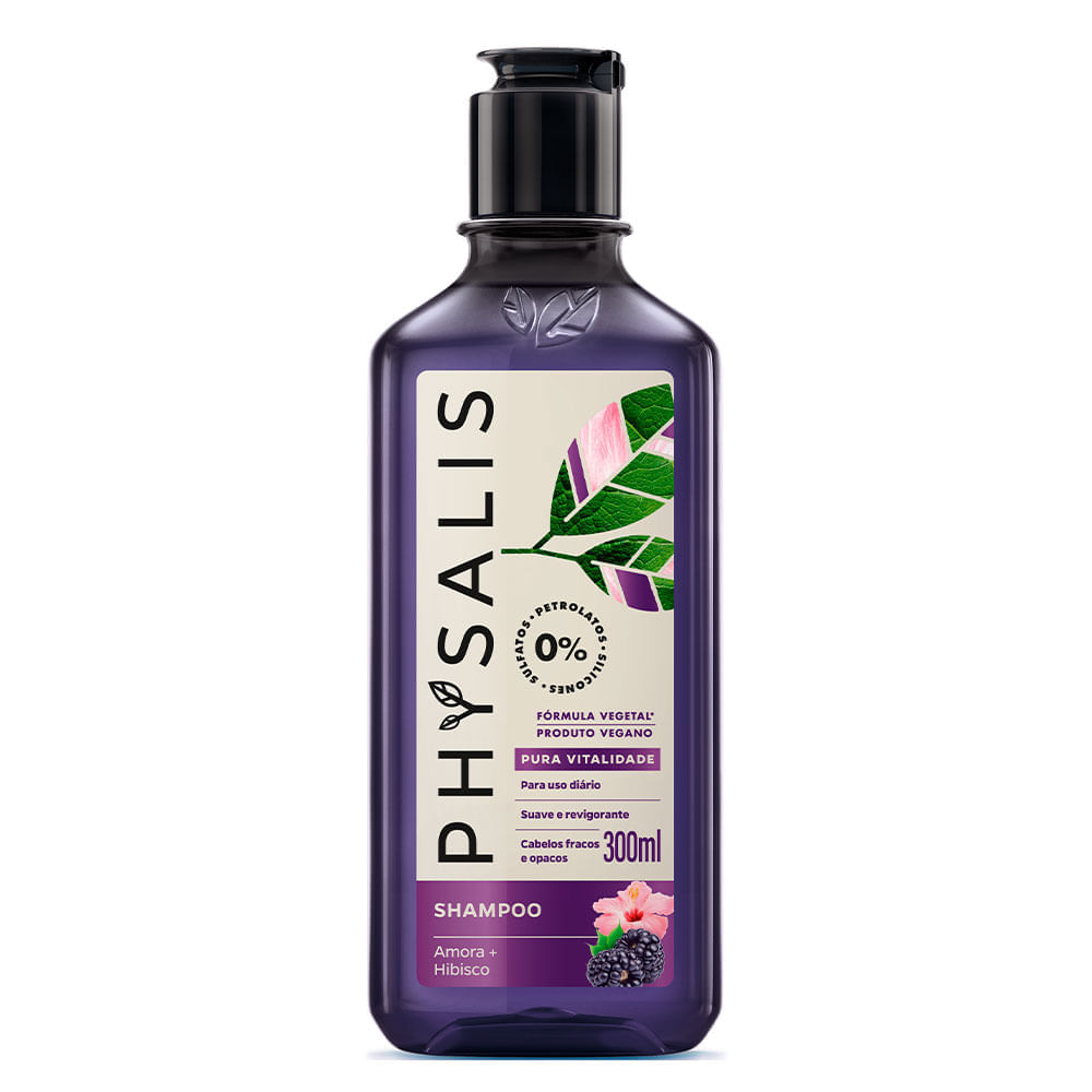 Physalis Amora + Hibisco Pura Vitalidade Shampoo