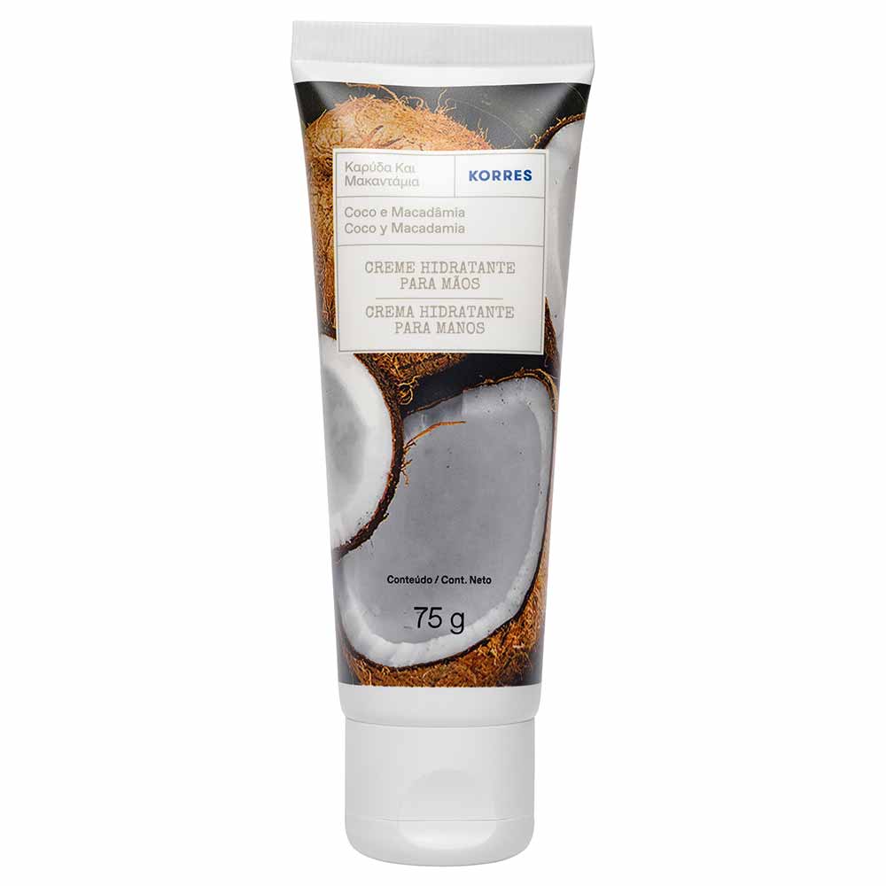 Creme Hidratante Para Mãos Korres Coco E Macadâmia