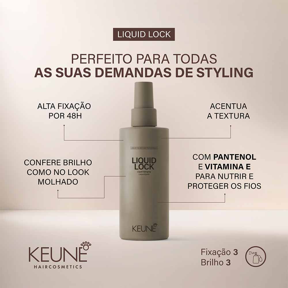 Keune Style Liquid Lock Spray Líquido