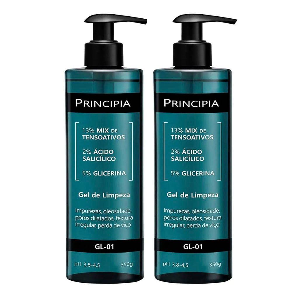 Principia-gl-01 Kit – Gel De Limpeza Facial Com 2 Unidades
