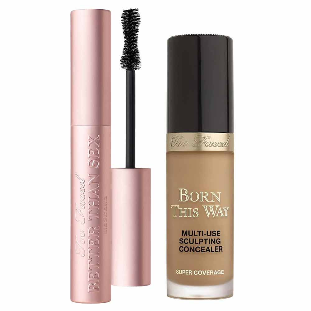 Too Faced Kit - Máscara de Cílios + Corretivo Líquido Mocha Kit