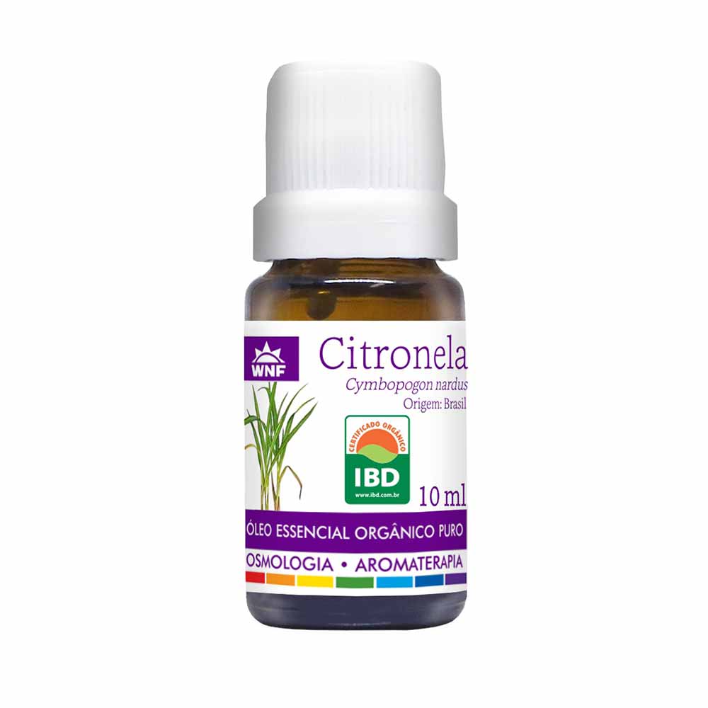 Óleo Essencial Lemongrass Orgânico Cymbopogon Schoenanthus  5ml