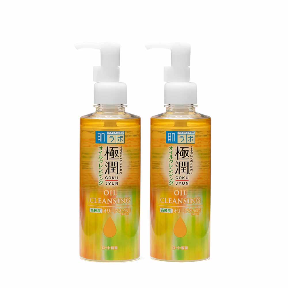 Hada Labo Limpador Facial Gokujyun Oil Cleansing Kit Com 2 Unidades