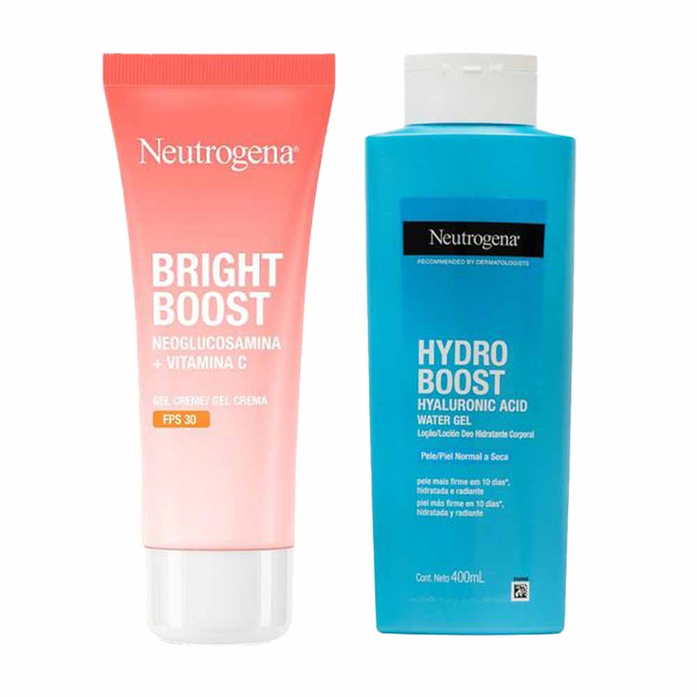 Neutrogena Kit - Hidratante Corporal Hydro Boost + Bright Boost Fps30