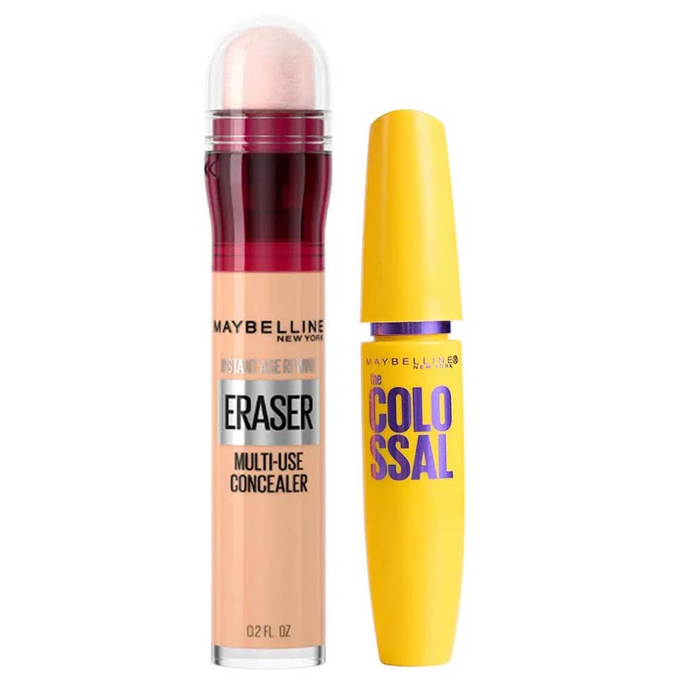 Maybelline Colossal Eraser Kit - Máscara Para Cílios + Corretivo Light
