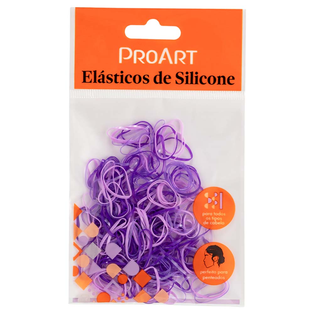 Elasticos De Silicone Proart P Roxo