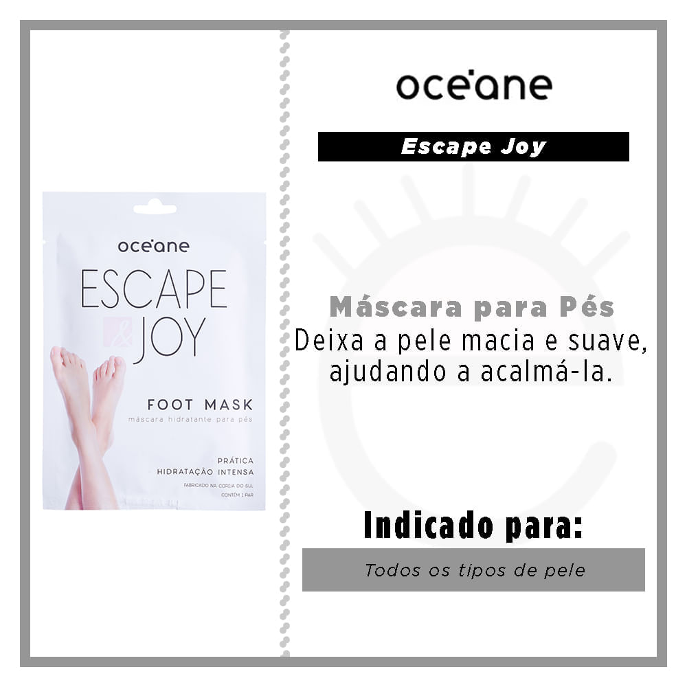 Máscara Hidratante para os Pés - Océane