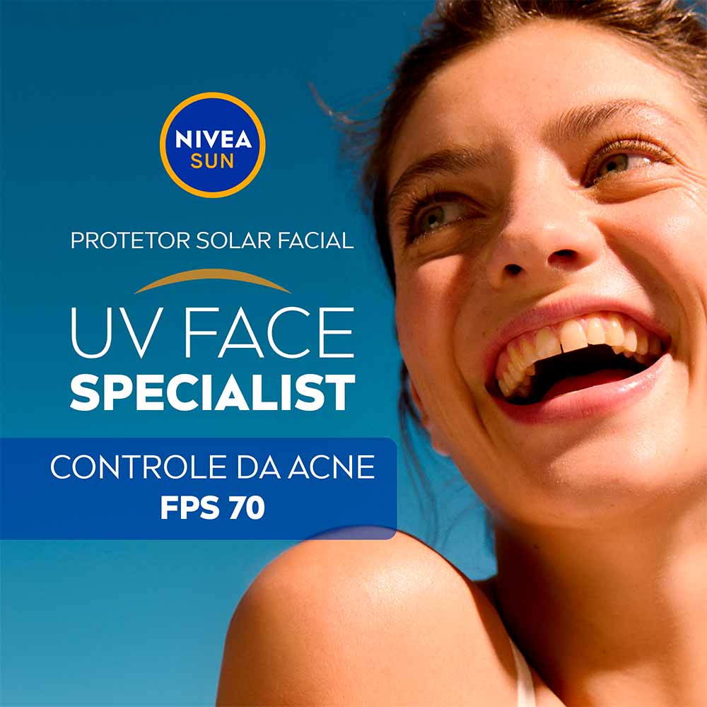 Protetor Solar Facial NIVEA Sun UV Face Specialist Controle da Acne FPS70