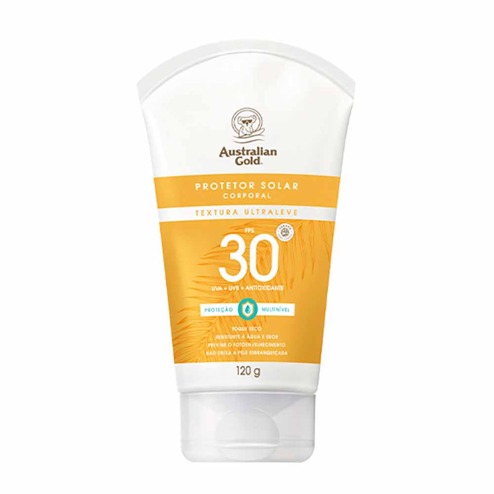 Protetor Solar Corporal Australian Gold Alta Proteção FPS 30 120g