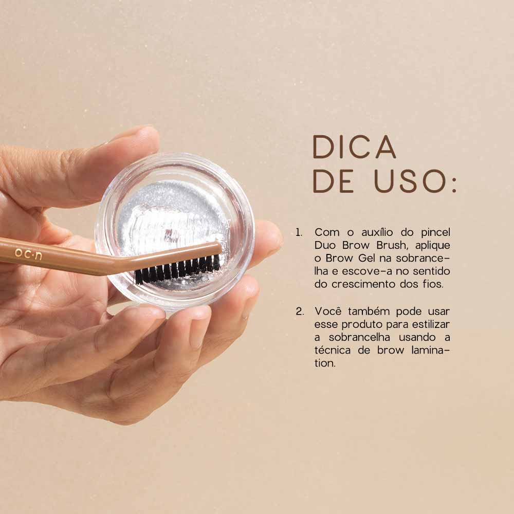 Gel para Sobrancelhas Nádia Tambasco by Océane - Brow Gel Incolor