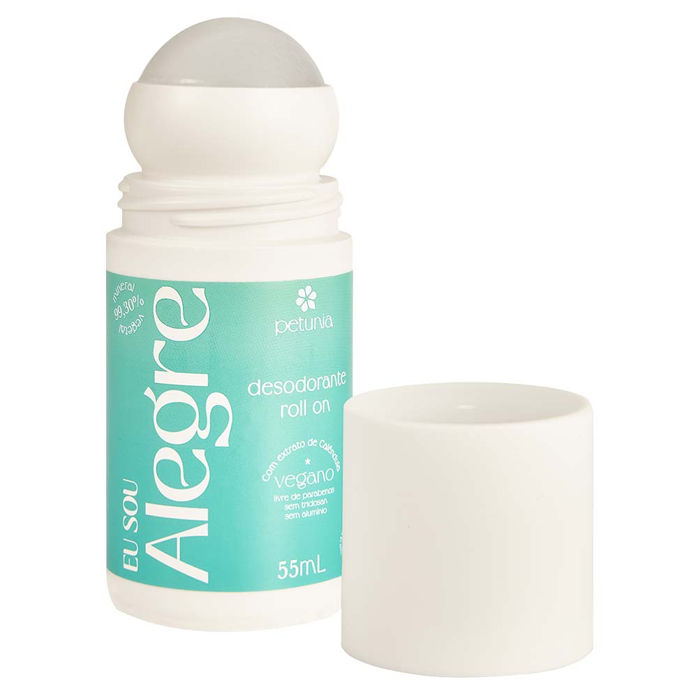 Desodorante Roll-On Petúnia Eu Sou Alegre 55ml