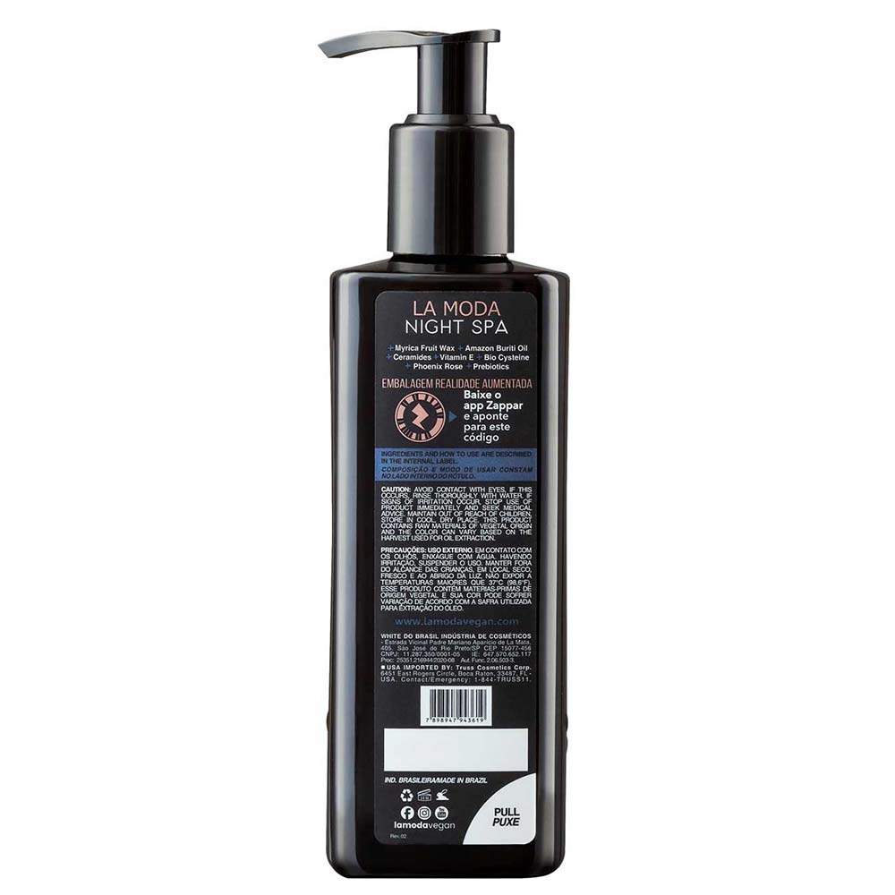 Sérum Capilar La Moda Night Spa Vegan 250ml