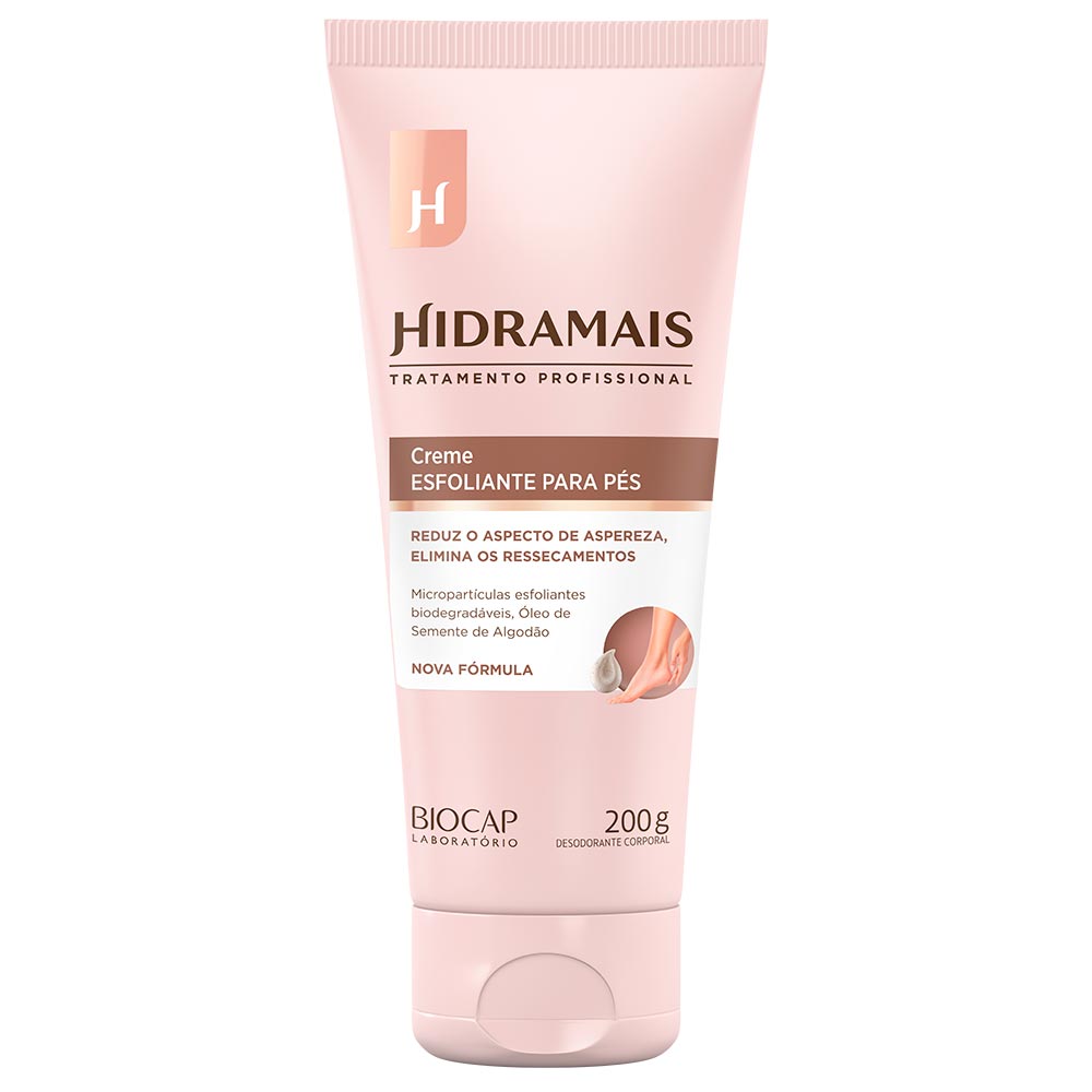 Creme Esfoliante Para os Pés Hidramais 200g