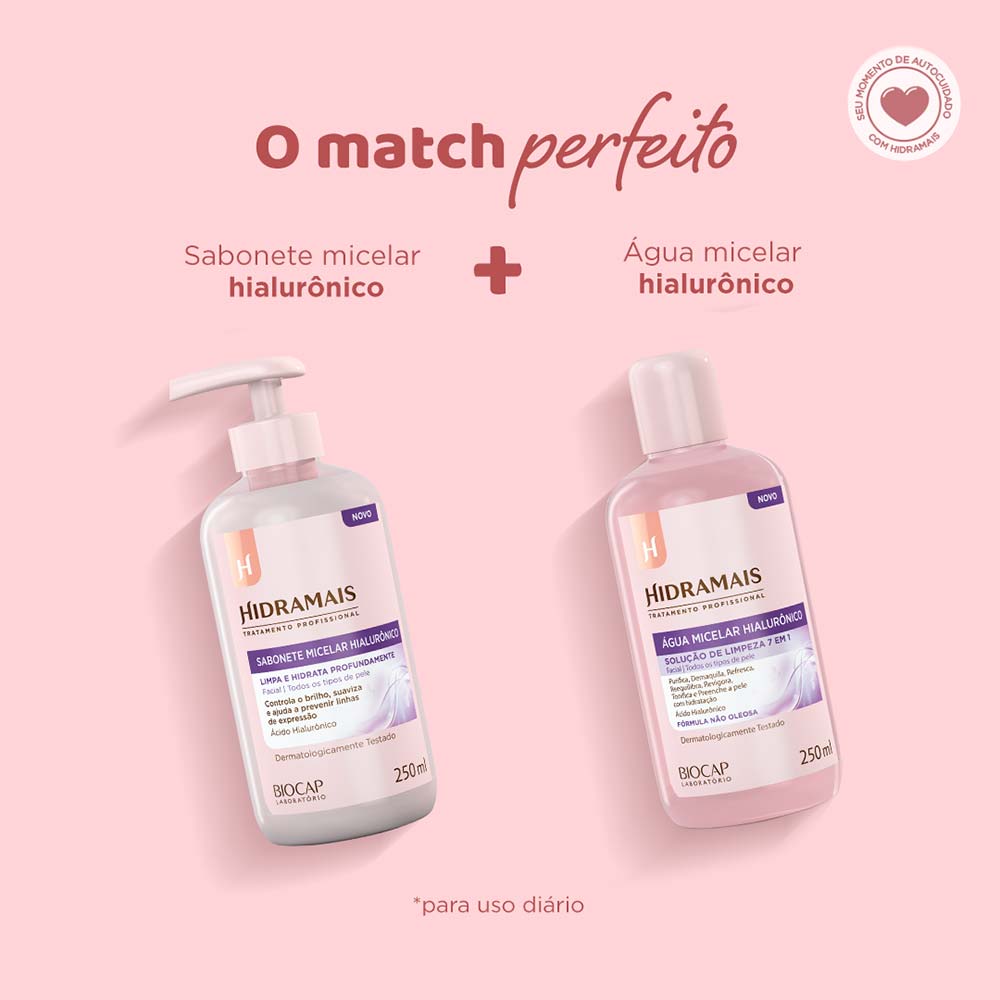 Sabonete Micelar Hialurônico Hidramais 250ml