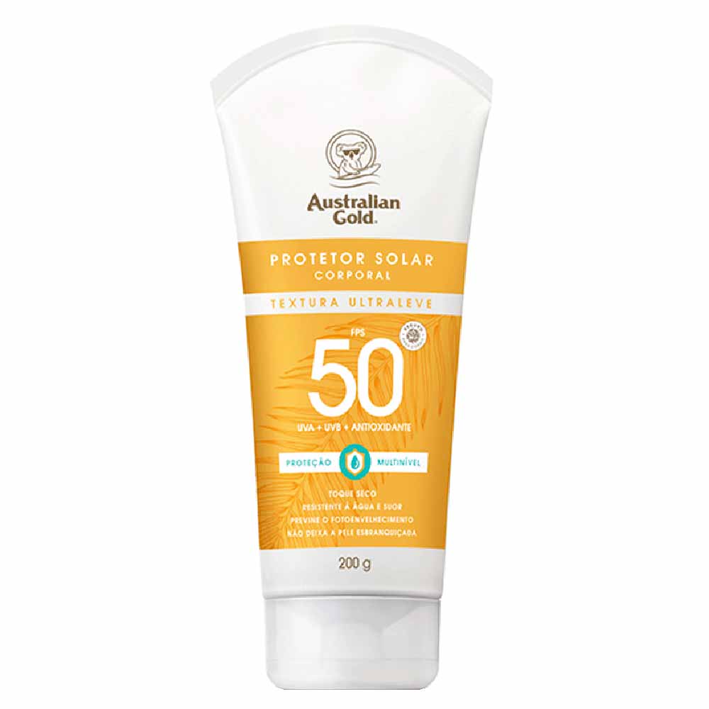 Protetor Solar Corporal Australian Gold Alta Proteção Fps 50 200g