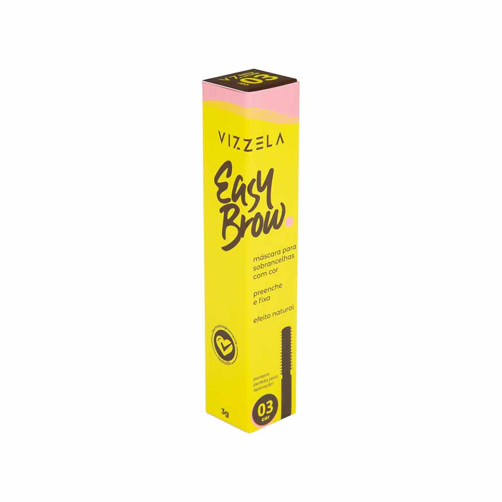 Máscara para Sobrancelhas Vizzela Easy Brow 3