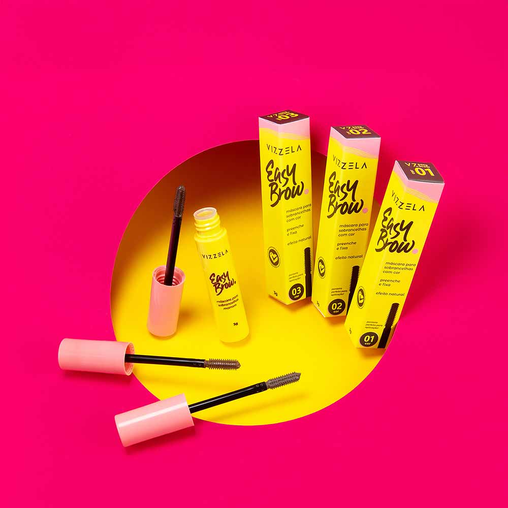 Máscara para Sobrancelhas Vizzela Easy Brow 3