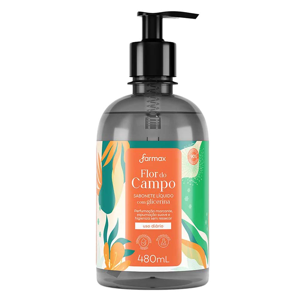 Sabonete Líquido Farmax Flor do Campo 480ml