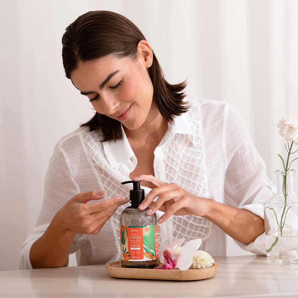 Sabonete Líquido Farmax Flor do Campo 480ml